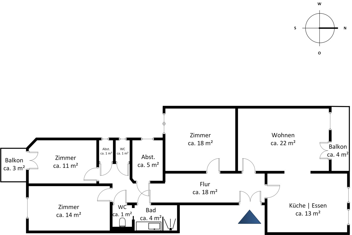 1. Obergeschoss - Wohnung 03
