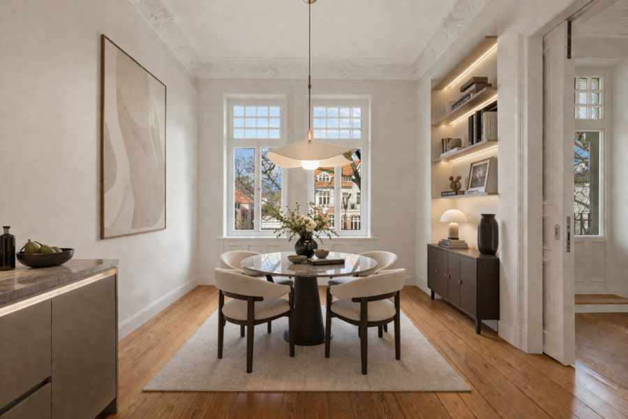 Historischer Luxus – 2 Balkone – Toplage - Essen | Küche (KI bearbeitet) (11739)