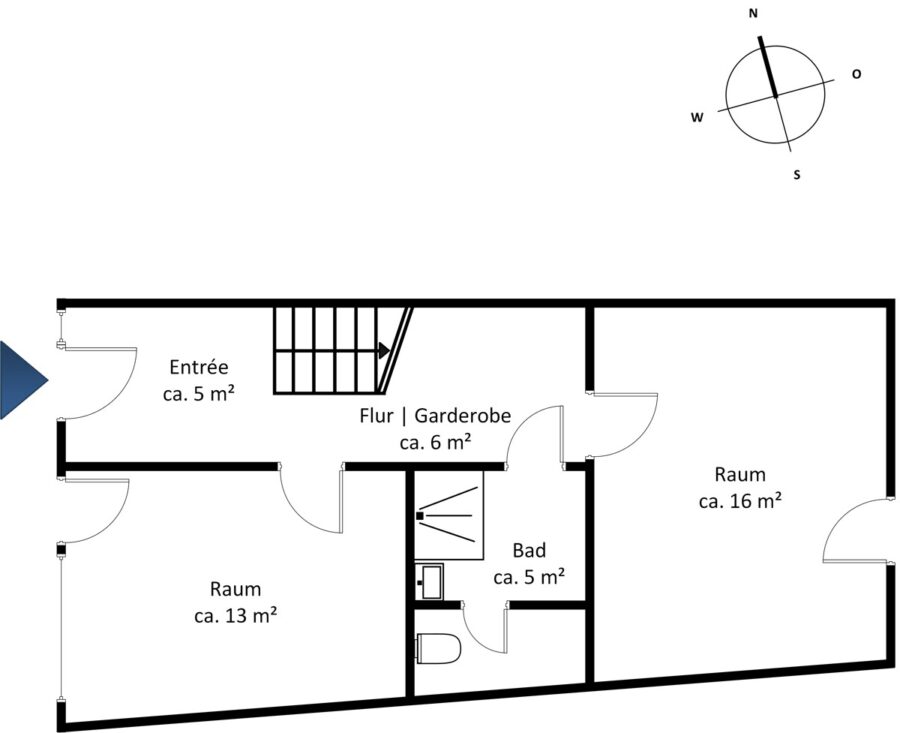 Maisonette-Lofts nahe der Osterstraße – !Nur gewerblich! - Loft 7 - 1. Obergeschoss (17818)