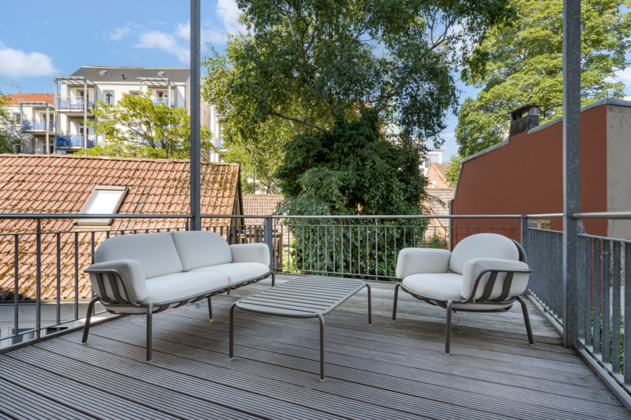 Balkon mit Südost-Ausrichtung