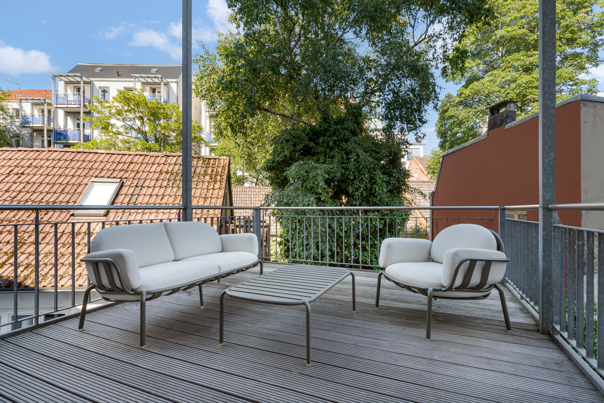 Balkon mit Südost-Ausrichtung
