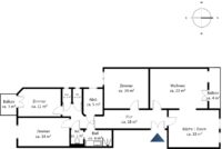 Grundriss 3. Obergeschoss - Wohnung 07