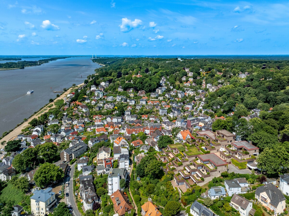 Luftbild Blankenese
