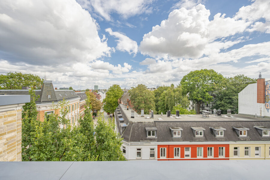 Exklusive Maisonette mit Dachterrasse - Ausblick (17474)
