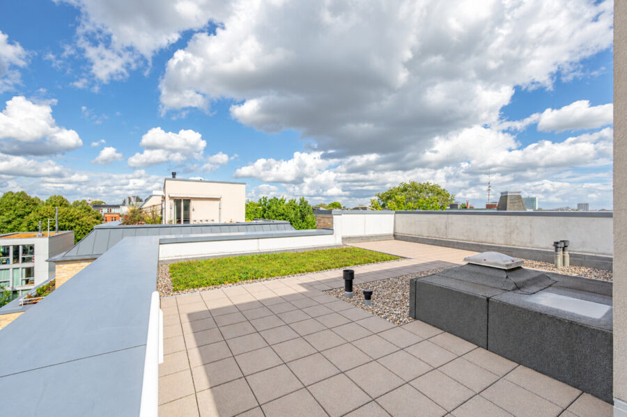 Exklusive Maisonette mit Dachterrasse - Dachterrasse (17473)