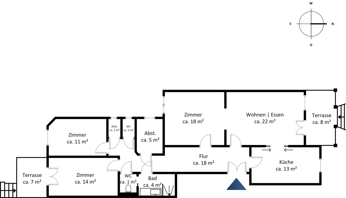 Erdgeschoss - Wohnung 01