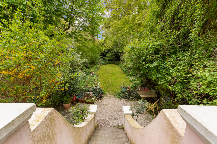 Pour la vie – einmaliges Stadthaus im Karolienviertel - Garten (11847)