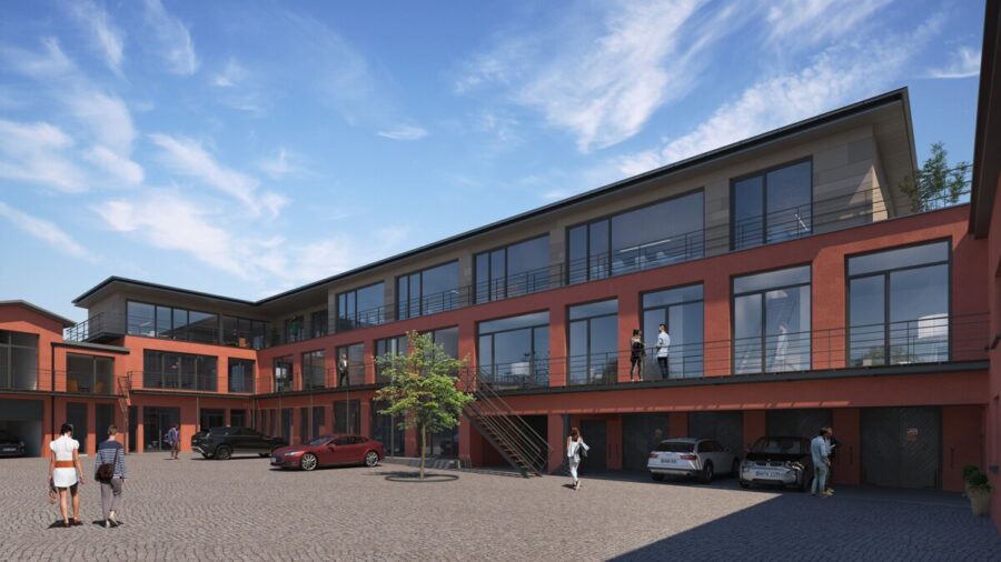 Lichtdurchflutetes Loft mit Dachterrasse (nur gewerblich) - Visualisierung 1 (16054)